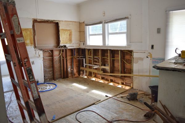 Bathroom Demolition in Akron