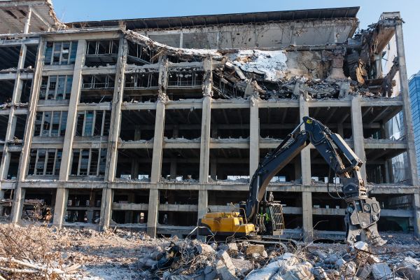 Commercial Building Demolition in Akron