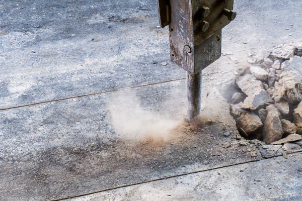 Concrete Patio Removal in Akron