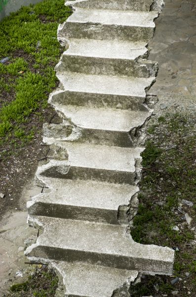 Concrete Steps Demolition in Akron