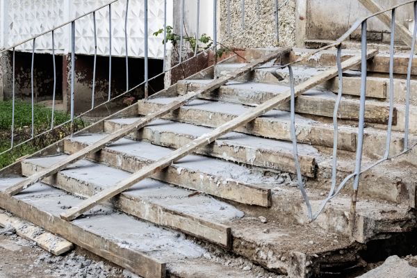 Staircase Demolition in Akron